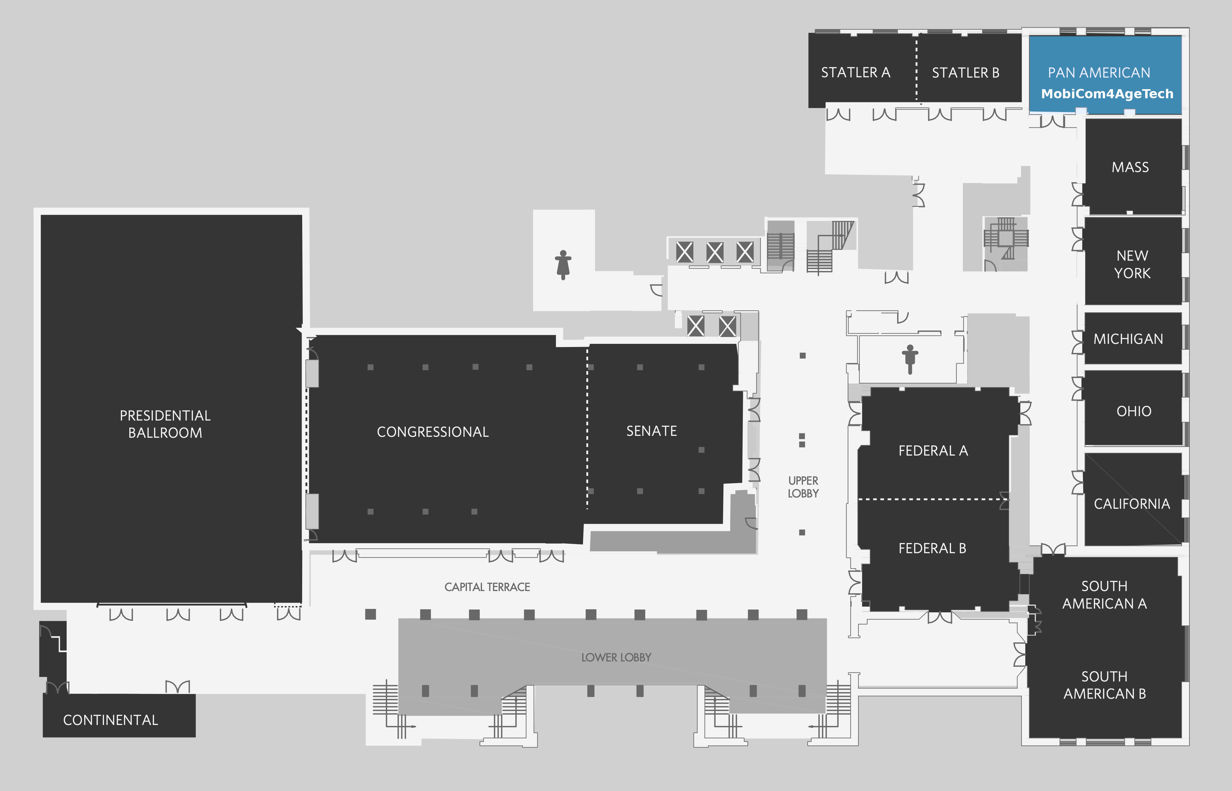 Capitol Hilton floor plan